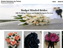 Tablet Screenshot of budgetmindedbrides.com